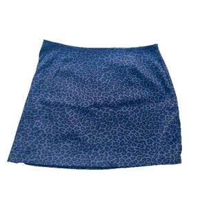 In Moda Mini Skirt With Leopard Print Size 13